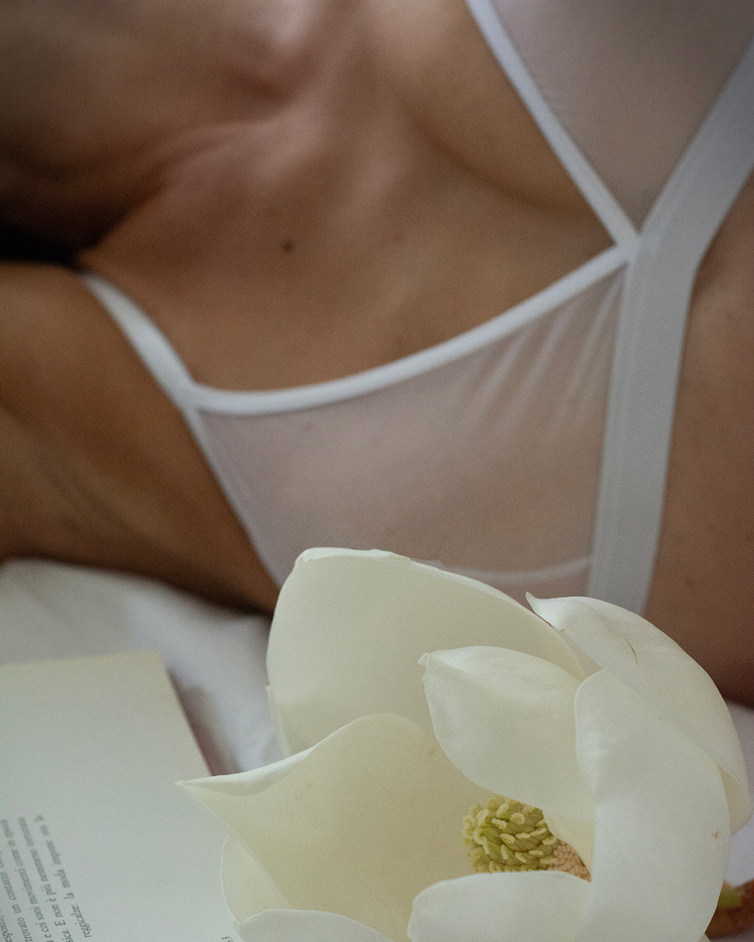 GIORGIA | Bralette a Triangolo Bianco